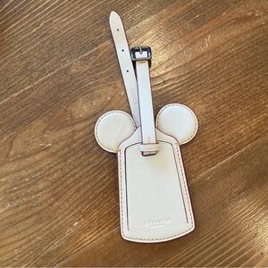 Disney x Coach leather Luggage Tag